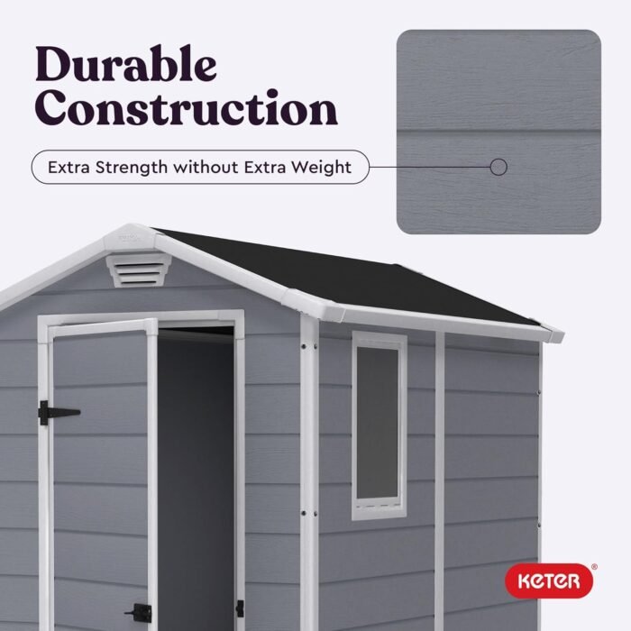 Safe and sturdy sheds for backyard with reinforced structure, lockable doors, and ventilation system.
